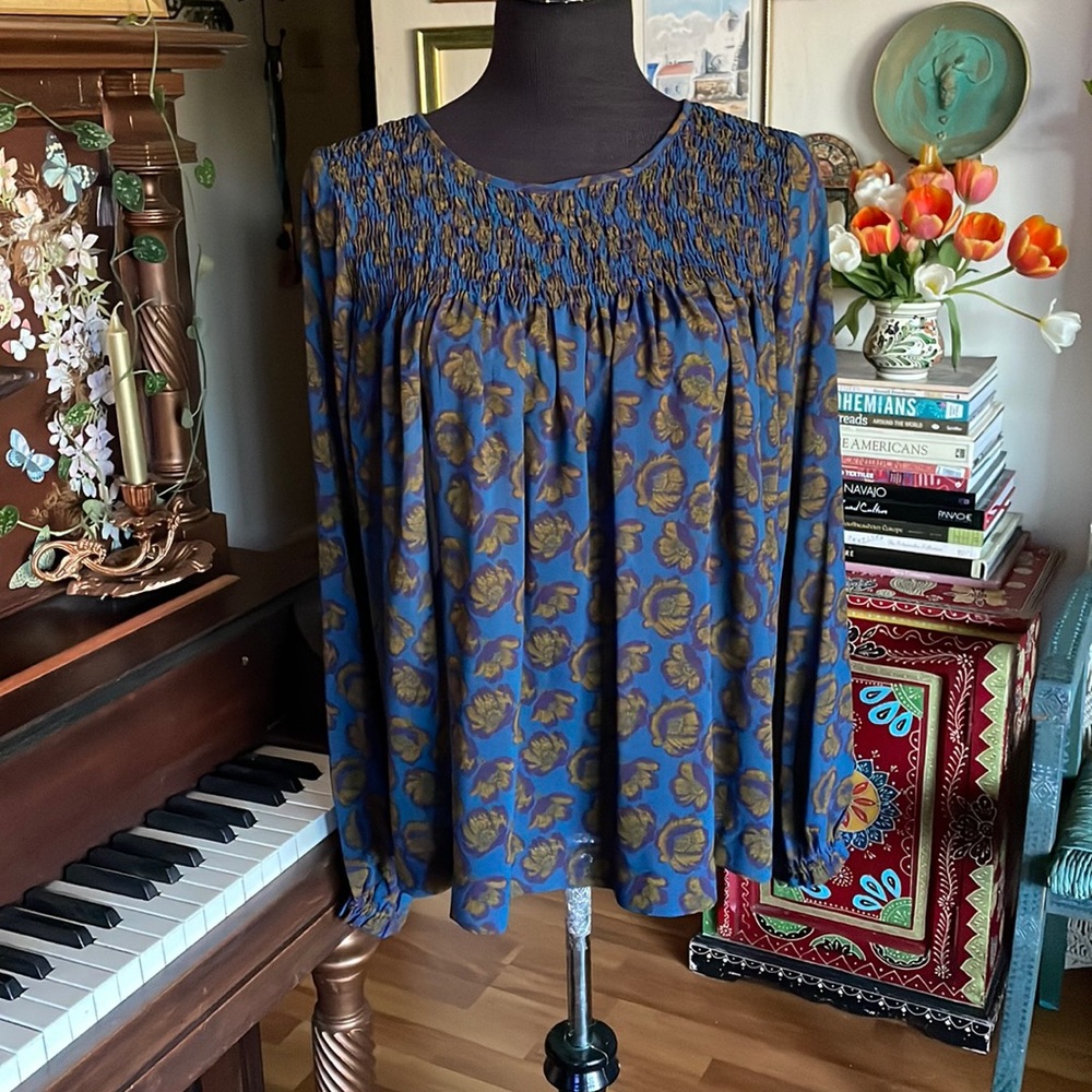 Loft floral blouse